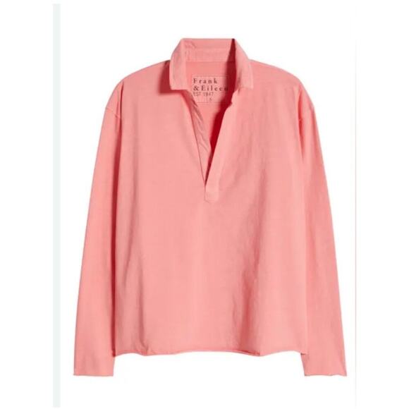 B47 Frank & Eileen Patrick Top Women Medium English Countryside Preppy Chic - Picture 2 of 6